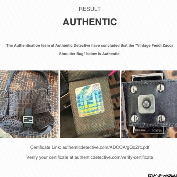 Vintage Fendi Monogram Brown and Black Messenger Bag - Picture 13 of 16